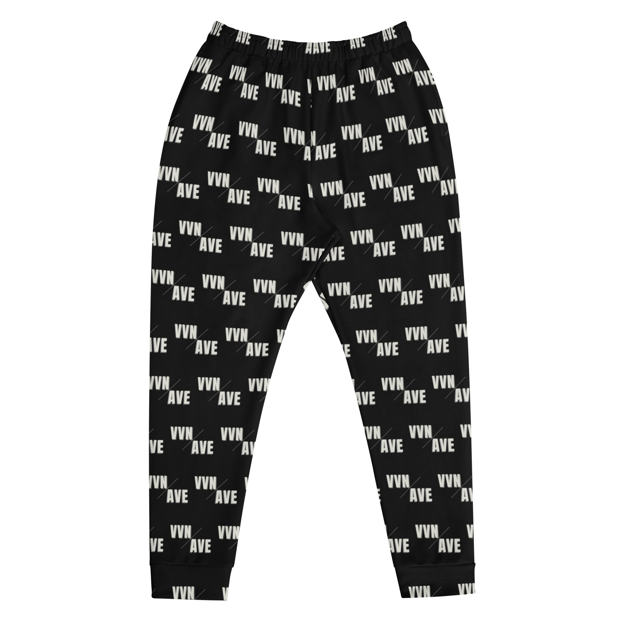 VVN/AVE Graphic Pattern Joggers (Black) - VVNTAGE AVENUE