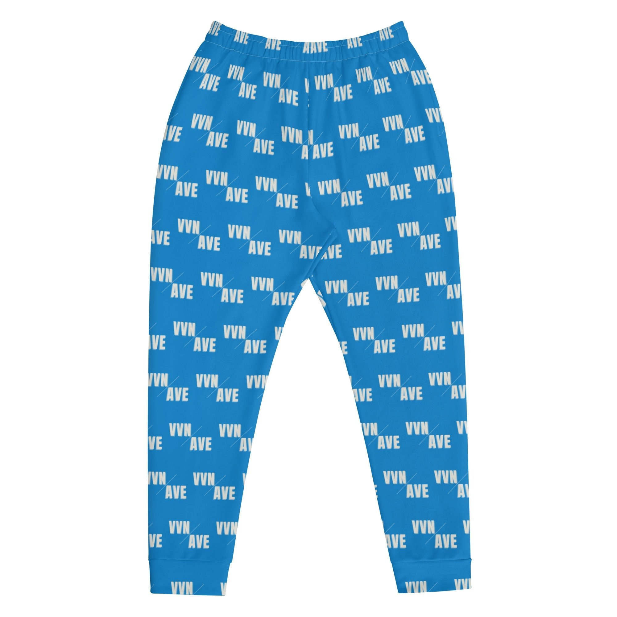 VVN/AVE Graphic Pattern Joggers (Navy Blue) - VVNTAGE AVENUE