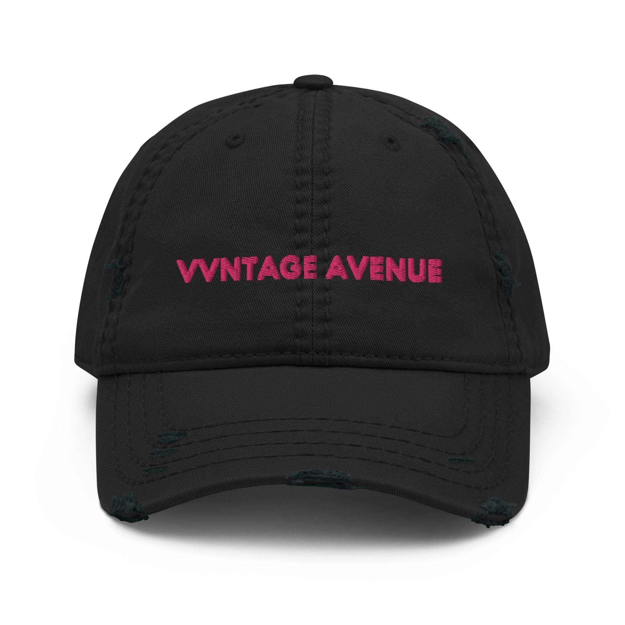 VVNTAGE Distressed Dad Hat (Pink Print) - VVNTAGE AVENUE