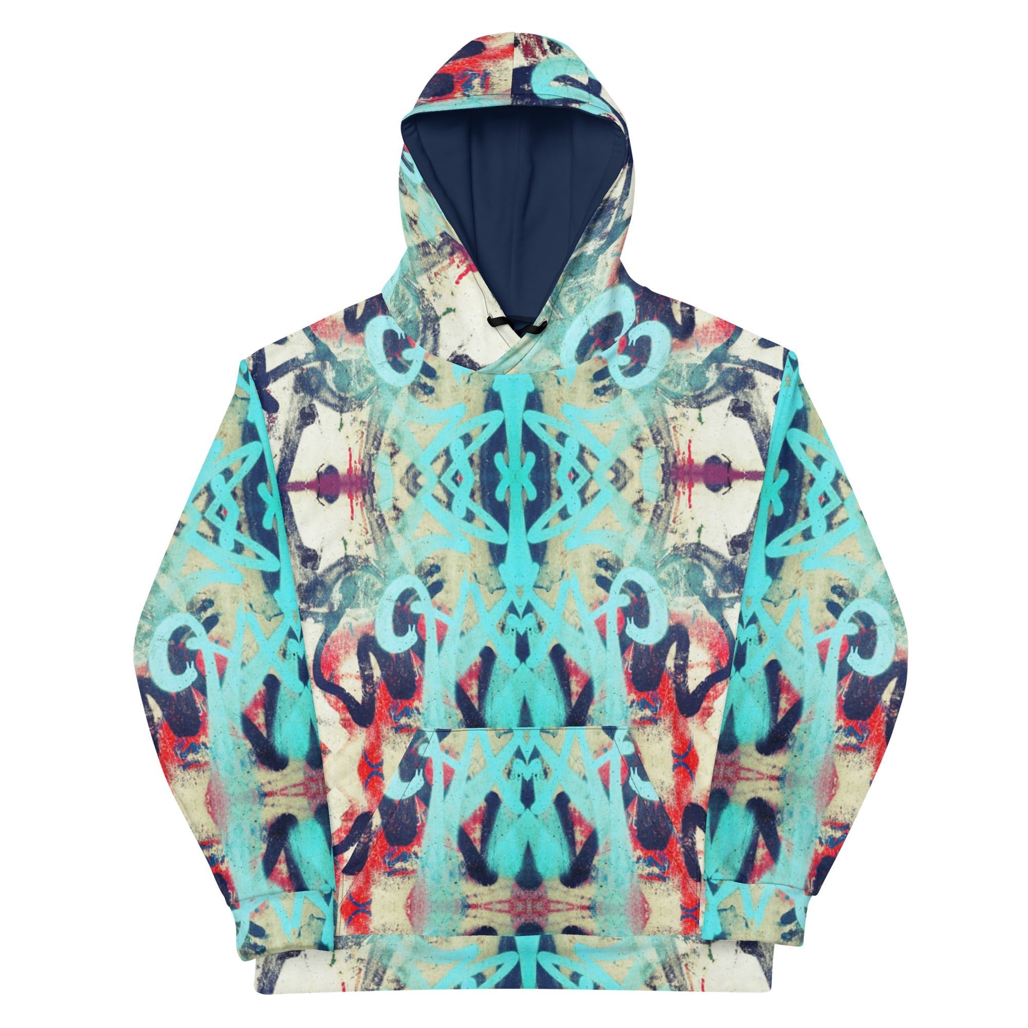 VVNTAGE Graffiti Hoodie (Blue Graffiti) - Season 3 - VVNTAGE AVENUE