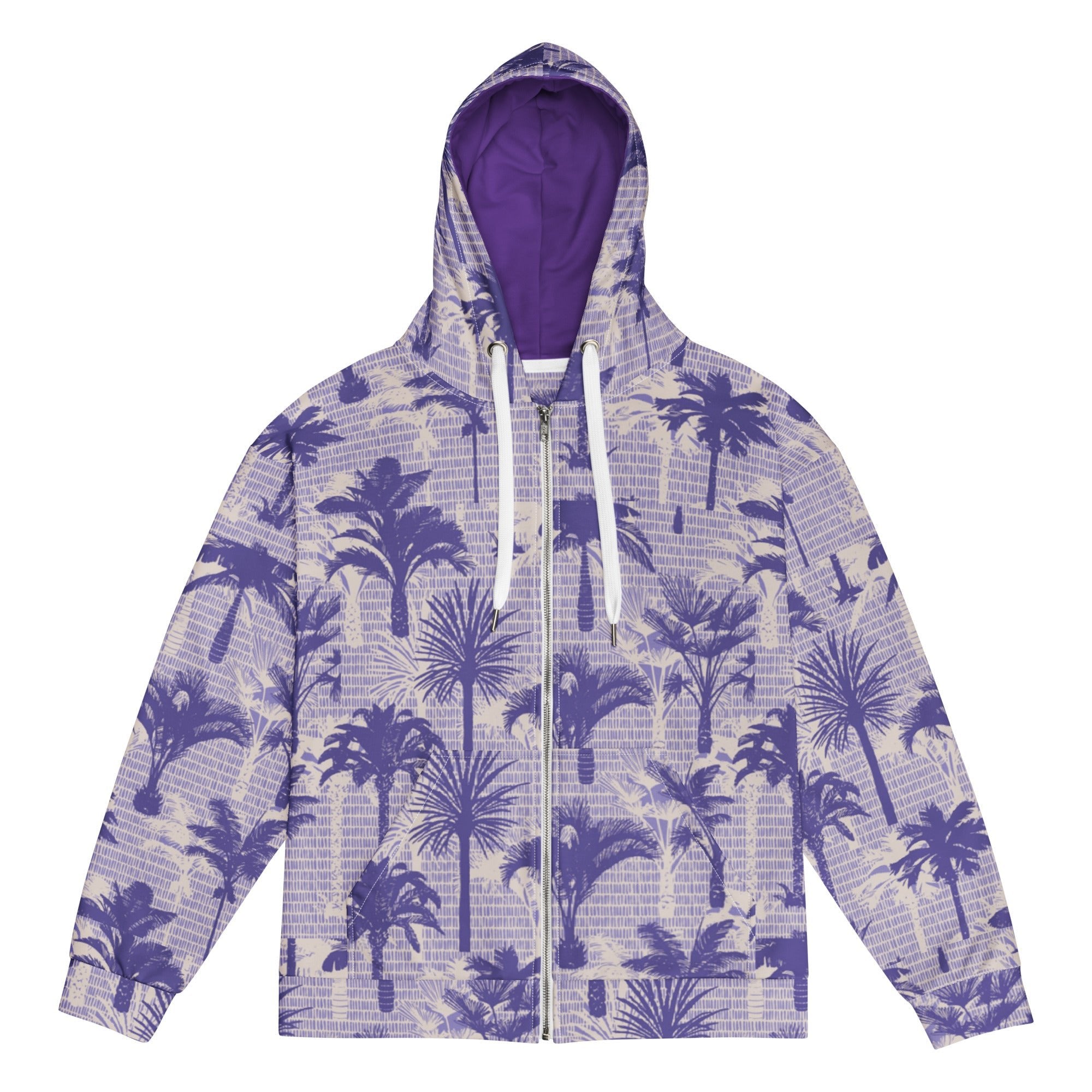 VVNTAGE Graphic Full - Zip Hoodie (Indigo Palm) - VVNTAGE AVENUE