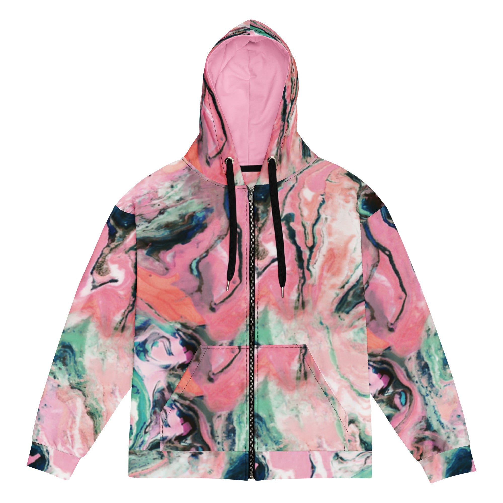 VVNTAGE Graphic Full - Zip Hoodie (Pink Marble) - VVNTAGE AVENUE