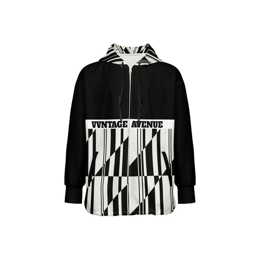 VVNTAGE Relaxed Fit Full - Zip Hoodie (Matrix) - VVNTAGE AVENUE